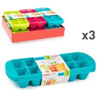 Trade Shop Traesio - Trade Shop - set 3 eiswürfelbehälter kunststoff-eiswürfelformen farbig 12811 - Trade Shop Traesio - Trade Shop - set 3 eiswürfelbehälter kunststoff-eiswürfelformen farbig 12811 - von TRADE SHOP TRAESIO
