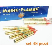 Trade Shop Traesio - Trade Shop - set 48 funkelnde magische flammenkerzen geburtstagsparty pyrotechnische kerze - Trade Shop Traesio - Trade Shop - set 48 funkelnde magische flammenkerzen geburtstagsparty pyrotechnische kerze - von TRADE SHOP TRAESIO