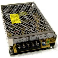 Trade Shop Traesio - Trade Shop - stabilisierte transformator stromversorgung für led strip schalter trimmer 12V - -5 Ampere Metallbox- von TRADE SHOP TRAESIO