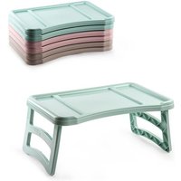 Trade Shop Traesio - Trade Shop - tabletttisch klappsofa bett farbig kunststofftisch 119211A - von TRADE SHOP TRAESIO