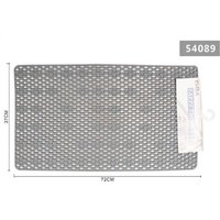 Trade Shop Traesio - Trade Shop - tappen für den verkauf tappetino vasca da bagno rettangola 37 x 72 cm grigio 54089 - von TRADE SHOP TRAESIO