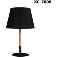 Trade Shop Traesio - Trade Shop - Tischlampe Abat Jour mit schwarzem Stofflampenschirm E27 Lampenfassung XC-7008 - Trade Shop Traesio - Trade Shop - Tischlampe Abat Jour mit schwarzem Stofflampenschirm E27 Lampenfassung XC-7008 - von TRADE SHOP TRAESIO