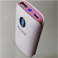 Trade Shop Traesio - Trade Shop - tragbare powerbank 5000 mah mit led-taschenlampe 2 usb-ports schnelles laden Q-T69 - von TRADE SHOP TRAESIO
