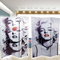 Trade Shop Traesio - Trade Shop - trennwand mit 3 teilen 180X120CM druck f r marilyn monroe - Trade Shop Traesio - Trade Shop - trennwand mit 3 teilen 180X120CM druck f r marilyn monroe - von TRADE SHOP TRAESIO