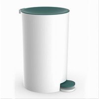 Trade Shop - tret-abfalleimer badmöbel weiss grün kunststoffzubehör 69975 - von TRADE SHOP TRAESIO
