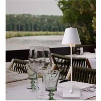 Trade Shop Traesio - Trade Shop - usb aufladbare tischlampe 10 watt 3 lichtfarben verschiedene farben D27-3C - Weiß Trade Shop Traesio - Trade Shop - usb aufladbare tischlampe 10 watt 3 lichtfarben verschiedene farben D27-3C - Weiß von TRADE SHOP TRAESIO