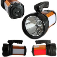 Trade Shop Traesio - Trade Shop - usb wiederaufladbare notfall taschenlampe ladegeräte weiss rot licht - von TRADE SHOP TRAESIO