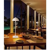 Trade Shop Traesio - Trade Shop - usb wiederaufladbare tischlampe 10W 3 lichtfarben schwarz weiss gold D28-3C - Weiß Trade Shop Traesio - Trade Shop - usb wiederaufladbare tischlampe 10W 3 lichtfarben schwarz weiss gold D28-3C - Weiß von TRADE SHOP TRAESIO