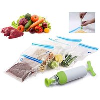 Trade Shop Traesio - Trade Shop - set vakuum-zip-beutel mit handpumpe 2 clips zum verschliessen der beutel verschliessen - Trade Shop Traesio - Trade Shop - set vakuum-zip-beutel mit handpumpe 2 clips zum verschliessen der beutel verschliessen - von TRADE SHOP TRAESIO