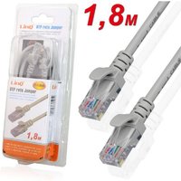 Trade Shop Traesio - Trade Shop - verdrahtetes verlängerungskabel utp CAT.5E lan netzwerk RJ45 pc internet 1.8M IT-1.8M - von TRADE SHOP TRAESIO