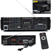 Trade Shop - verstärker 300W 5.1 bluetooth usb fm MP3 karaoke-funktion fernbedienung Q-GF777 - von TRADE SHOP TRAESIO