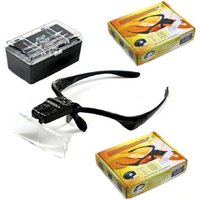 Trade Shop Traesio - Trade Shop - visierbrille linse vergrösserungsbrille led-taschenlampe 5 linsen 2 led-leuchten - Trade Shop Traesio - Trade Shop - visierbrille linse vergrösserungsbrille led-taschenlampe 5 linsen 2 led-leuchten - von TRADE SHOP TRAESIO