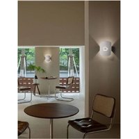 Trade Shop Traesio - Trade Shop - Wandleuchte mit Kaffeetassen-Bildlampe G9-Anschluss IP20 AQ45 - Weiß von TRADE SHOP TRAESIO