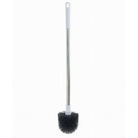 Trade Shop Traesio - Trade Shop - wc-bürste badezimmerbürste stahl kunststoffgriff 60CM lang schwarze borsten 87615 - von TRADE SHOP TRAESIO