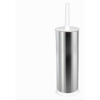 Trade Shop Traesio - Trade Shop - WC-Bürstenhalter Bürstenhalter Badezimmer wc Toilette Metall mit weißer Toilettenbürste 69444 - von TRADE SHOP TRAESIO
