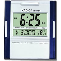 Trade Shop Traesio - Trade Shop - wecker thermometer datum für wand tisch lcd display KD-3810N - von TRADE SHOP TRAESIO
