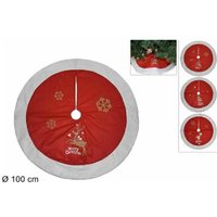 Trade Shop Traesio - Trade Shop - weihnachtsbaum-teppich-rock unterbaum-abdeckung 100CM verschiedene modelle - Trade Shop Traesio - Trade Shop - weihnachtsbaum-teppich-rock unterbaum-abdeckung 100CM verschiedene modelle - von TRADE SHOP TRAESIO