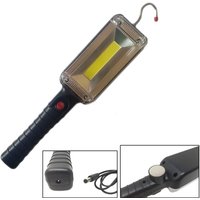 Trade Shop Traesio - Trade Shop - Tragbare wiederaufladbare Arbeitsleiste led Taschenlampe Lampe Magnethaken ZJ859 V2 - von TRADE SHOP TRAESIO
