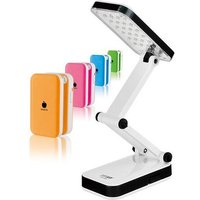 Trade Shop Traesio - Trade Shop - wiederaufladbare klappbare notlampe 24 led weiss licht tisch - von TRADE SHOP TRAESIO