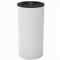 Trade Shop - Zahnbürstenhalter Glas 4 Löcher weiß schwarz Kunststoff Badezimmer Zubehör 69773 - Trade Shop - Zahnbürstenhalter Glas 4 Löcher weiß schwarz Kunststoff Badezimmer Zubehör 69773 - von TRADE SHOP TRAESIO