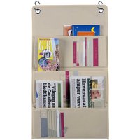 Trade Shop - zeitschriftensammler zum aufhängen mit 3 fächern und 2 haken für kleiderschränke und kabinen - Trade Shop - zeitschriftensammler zum aufhängen mit 3 fächern und 2 haken für kleiderschränke und kabinen - von TRADE SHOP TRAESIO