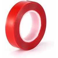 Trade Shop - ULTRA STARKES TRANSPARENTES DOPPELSEITIGES ACRYLKLEBEBAND FÜR LED-STREIFEN 5MX20MM - von TRADE SHOP TRAESIO