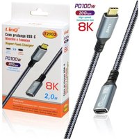 Trade Shop - VERLÄNGERUNGSKABEL TYP C MÄNNLICH-WEIBLICH 2MT LADEN 100W AUFLÖSUNG 8K 20GBPS T20G2 - Trade Shop - VERLÄNGERUNGSKABEL TYP C MÄNNLICH-WEIBLICH 2MT LADEN 100W AUFLÖSUNG 8K 20GBPS T20G2 - von TRADE SHOP TRAESIO
