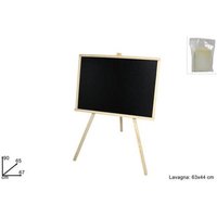 Trade Shop - WANDTAFEL MIT HOLZSTAFFELEI 63X44 CM BESCHREIBBAR MIT KREIDE UND RADIERGUMMI - Trade Shop - WANDTAFEL MIT HOLZSTAFFELEI 63X44 CM BESCHREIBBAR MIT KREIDE UND RADIERGUMMI - von TRADE SHOP TRAESIO