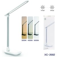 Trade Shop - WIEDERAUFLADBARE LED-SCHREIBTISCHLAMPE TOUCH KLAPPARM DT-2682 - von TRADE SHOP TRAESIO