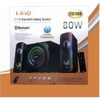 Trade Shop - altoparlanti cass 2.1CH bluetooth gaming speaker 80W telecomando 2197608 - von TRADE SHOP TRAESIO