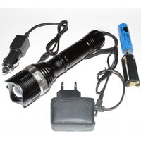 Trade Shop Traesio - Trade Shop - aluminium led taschenlampe 15000 w wiederaufladbar 3.7V mit notfallbaken - Trade Shop Traesio - Trade Shop - aluminium led taschenlampe 15000 w wiederaufladbar 3.7V mit notfallbaken - von TRADE SHOP TRAESIO