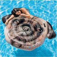 Trade Shop Traesio - Trade Shop - aufblasbare insel matratze mops druck pvc meer pool 173 x 130 cm - von TRADE SHOP TRAESIO