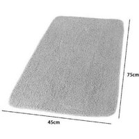 Trade Shop Traesio - Trade Shop - badematte heimtextil 45 x 75CM grau stoff 69864 - Trade Shop Traesio - Trade Shop - badematte heimtextil 45 x 75CM grau stoff 69864 - von TRADE SHOP TRAESIO