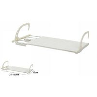 Trade Shop Traesio - Trade Shop - balkon wäscheständer verstellbar wäscheständer 75-120CM fensterbank 70518 - von TRADE SHOP TRAESIO