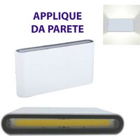 Trade Shop Traesio - Trade Shop - applique parete doppio fascio led cob 10W external luce up und down - von TRADE SHOP TRAESIO