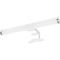 Trade Shop - LED-Lampe von Spiegel Runder Badezimmer Doppelinstallation 9W Light 4000K IP44 Silber 600pc-AN - von TRADE SHOP TRAESIO