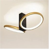 Trade Shop - copy of PLAFONIERA LED 32 W RETTANGOLARE ORO DESIGN MODERNO LAMPADARIO A SOFFITTO 50224 - von TRADE SHOP TRAESIO