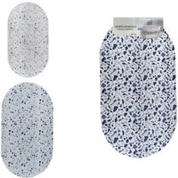 Trade Shop - copy of TAPPEUMANTISCIVOLO TAPPETINO FÜR VASCA BAGNO DOCCIA 38.5X68.5CM OVAL COLORAT 87559 - von TRADE SHOP TRAESIO