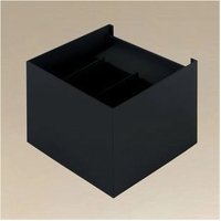 Trade Shop Traesio - Trade Shop - led cube wandleuchte 12 watt quadratisch schwarz innenwandleuchte IP20 00755 - von TRADE SHOP TRAESIO