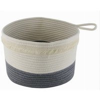 Trade Shop Traesio - Trade Shop - Wäschekorb, geflochtenes Seil, Organizer, Korb, 30 x 20 cm, 10656 - Trade Shop Traesio - Trade Shop - Wäschekorb, geflochtenes Seil, Organizer, Korb, 30 x 20 cm, 10656 - von TRADE SHOP TRAESIO