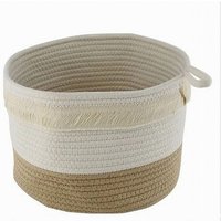 Trade Shop - Wäschekorb, geflochtenes Seil, Organizer, Korb, 30 x 20 cm, 10653 - von TRADE SHOP TRAESIO