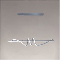 Trade Shop - copy of lampadario a sospensione argento con 2 sfere in vetro bianco attacco G9 E27 33498 - von TRADE SHOP TRAESIO
