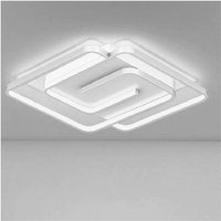 Trade Shop - LED-Deckenleuchte, 48 w, quadratisch, Spiral-Vortex, Weiß, 6500 k, 70623 - von TRADE SHOP TRAESIO