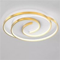 Trade Shop Traesio - Trade Shop - plafoniera led 45W spiral fire vortice gold soff light 6500K 70647 - von TRADE SHOP TRAESIO