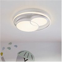 Trade Shop - LED-Deckenleuchte, 36 w, weißer Kreis, moderne runde Deckenleuchte, natürliches Licht, 71431 - von TRADE SHOP TRAESIO