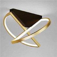 Trade Shop Traesio - Trade Shop - led Deckenleuchte 44 Watt Gold Modernes Design Deckenlampe Kaltes Licht 50438 - Trade Shop Traesio - Trade Shop - led Deckenleuchte 44 Watt Gold Modernes Design Deckenlampe Kaltes Licht 50438 - von TRADE SHOP TRAESIO