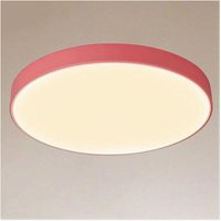 Trade Shop Traesio - Trade Shop - LED-Deckenleuchte, 70 w, runde Deckenlampe, rosa Kronleuchter, natürliches Licht, 02621 - von TRADE SHOP TRAESIO