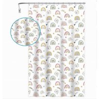 Trade Shop Traesio - Trade Shop - duschvorhang badewanne mit 12 haken rainbow fantasy 180X200CM peva 87563 - von TRADE SHOP TRAESIO