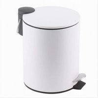 Trade Shop Traesio - Trade Shop - stahl-tret-abfalleimer 3LT badezimmer zuhause weiss abfalleimer 87449 - Trade Shop Traesio - Trade Shop - stahl-tret-abfalleimer 3LT badezimmer zuhause weiss abfalleimer 87449 - von TRADE SHOP TRAESIO