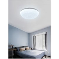 Trade Shop Traesio - Trade Shop - deckenleuchte 36 w weiss bearbeitet dots licht 6500K 3000K 4000K C02-36 - von TRADE SHOP TRAESIO